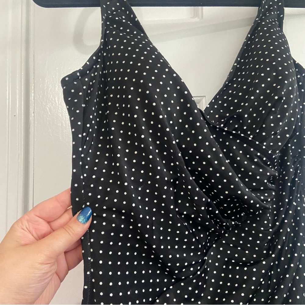 Miraclesuit Pin Point Oceanus Swimsuit One Piece Dot Print - 10 - Picture 5 of 11
